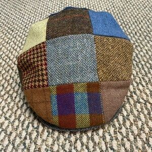 Hannah Multicolor Patchwork Cap worn once